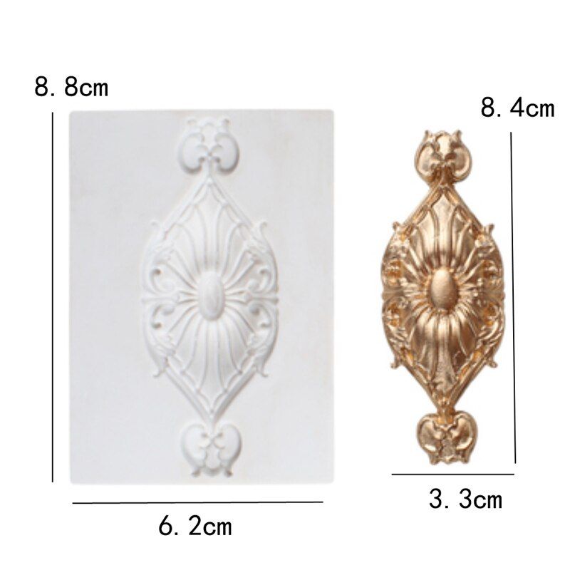 Vintage European Relief Mould Silicone Mold Fondant Cake Decorating Tool Gumpaste Sugarcraft Chocolate Forms Bakeware Tools
