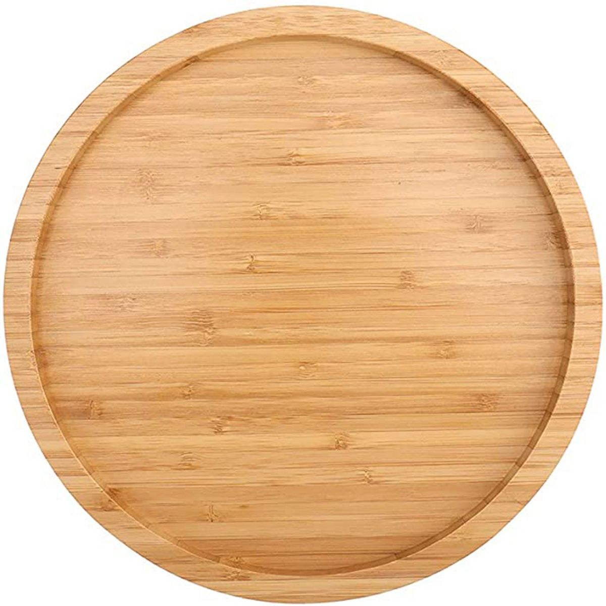 12 Inch Diameter Bamboo Lazy Susan Turntable for Kitchen Spice Bottle