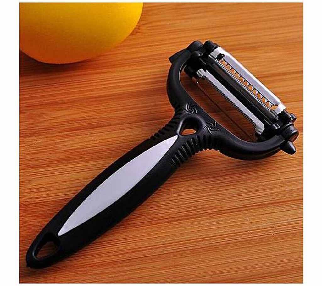 3 in 1 Fruit And Vegetable Peeler - Black