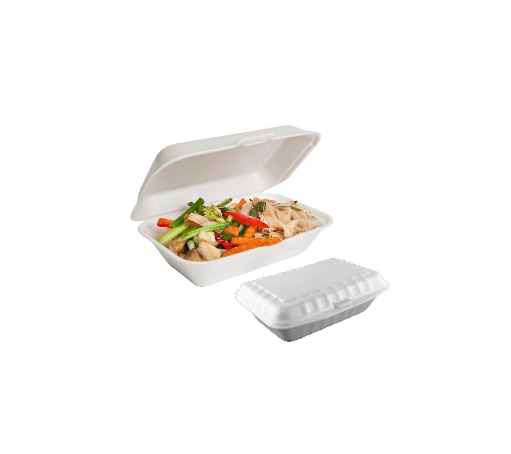 Disposable Food Packing Box - 100 Pcs