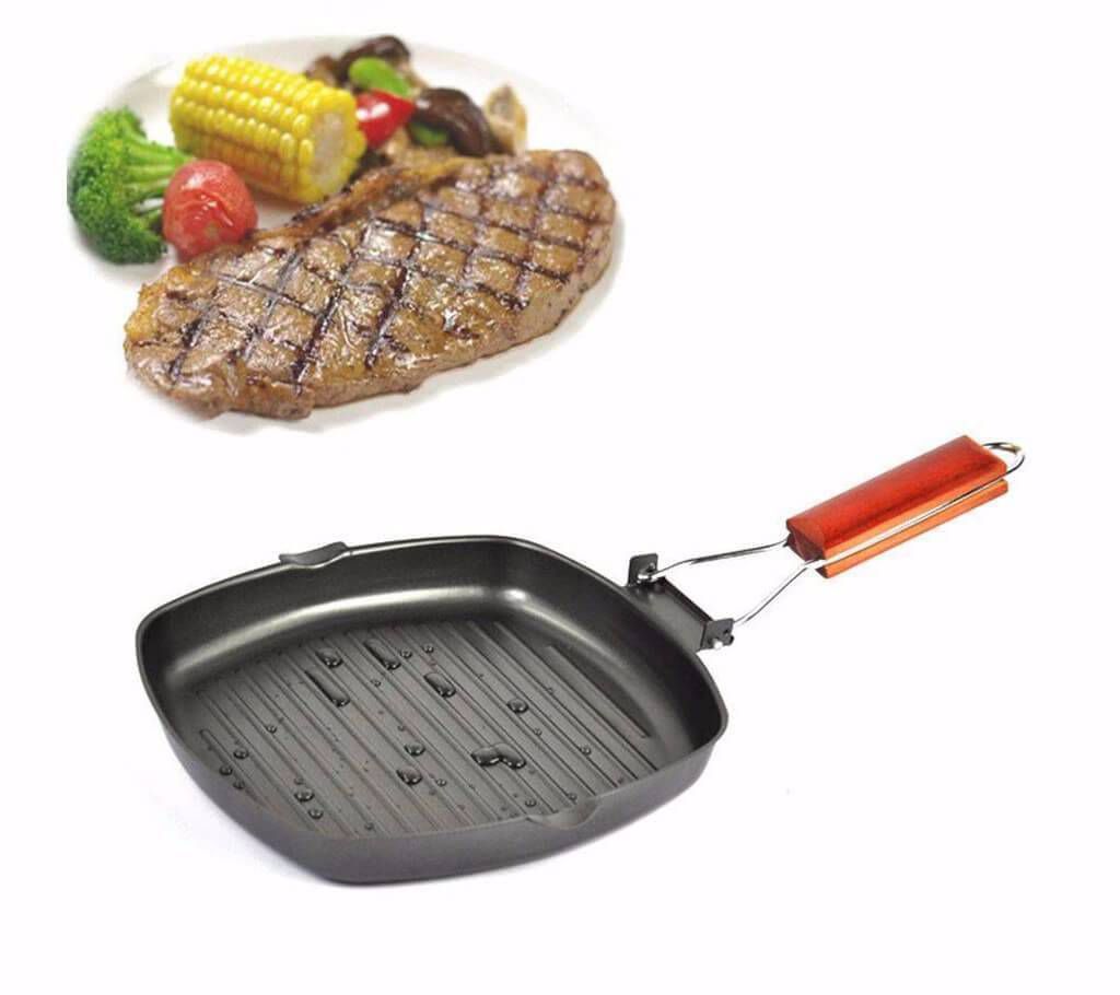 Non-stick titanium grill pan 24