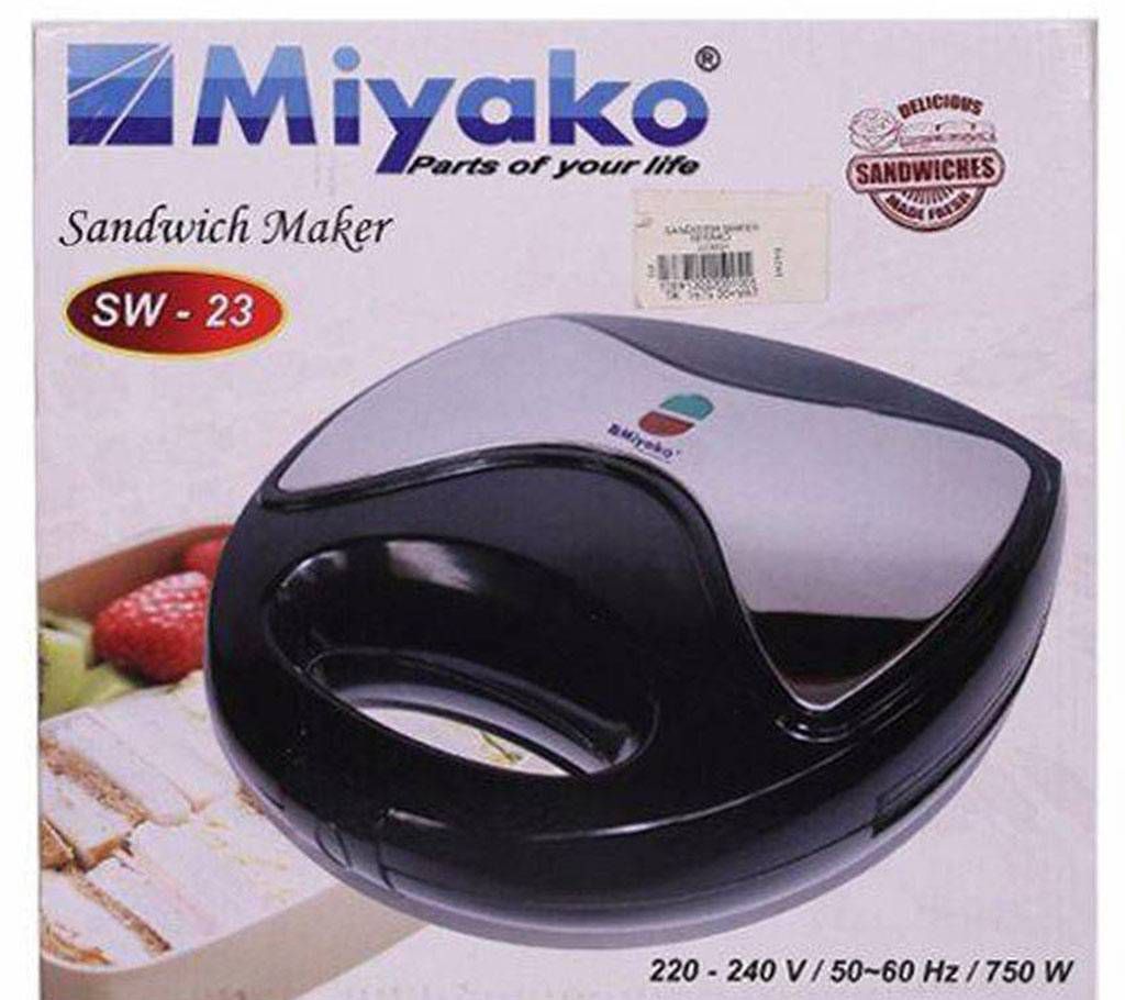 Miyako SW-23 Sand witch Maker (Black)