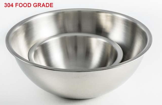 Stainless Steel Mixing Bowl - 33 - Silver