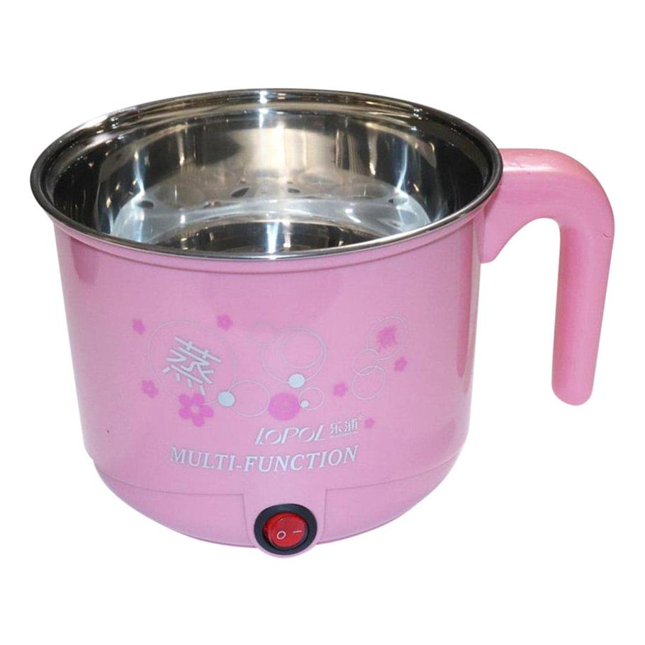 1.8L Stainless Steel Electric Cooker with Steamer Hot Pot Rice Soup