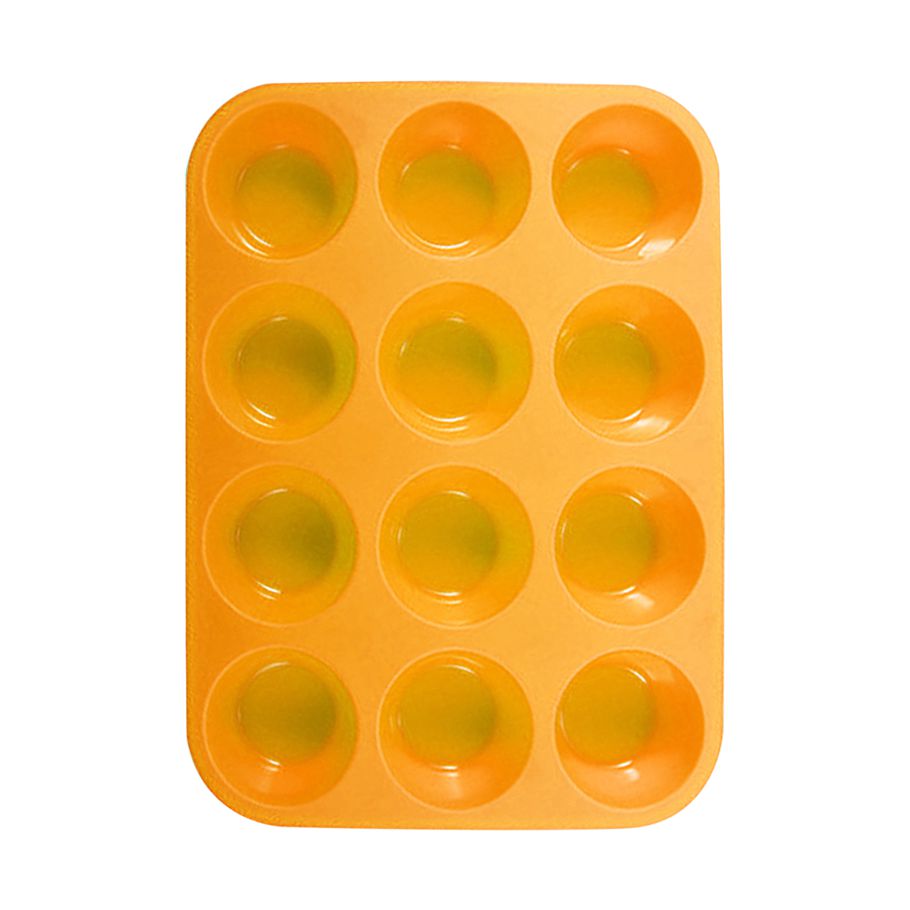 Baking Mold DIY 12 Holes Food Grade Silicone Multipurpose Cake Tray Mold for Kitchen