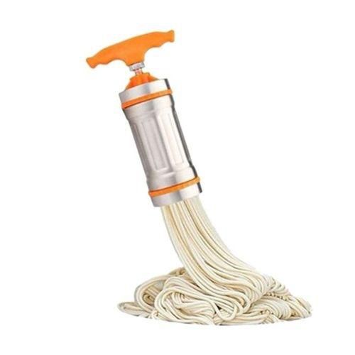 Stainless Steel Hand Noddles and Semai Maker - Orange and Silver
