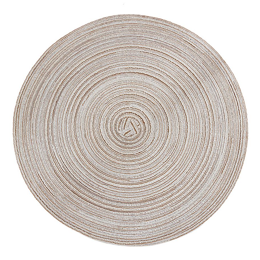 Concise Round Linen Braided Cup Coaster Heat Insulated Bowl Plate Place Mat