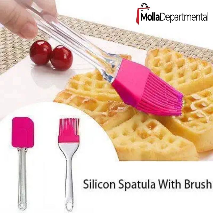 Silicon Spatula With Brush