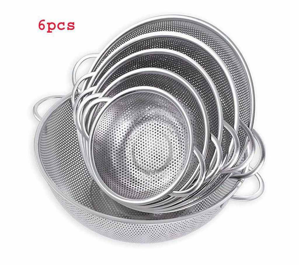 Stainless steel Stainer - 6pcs 