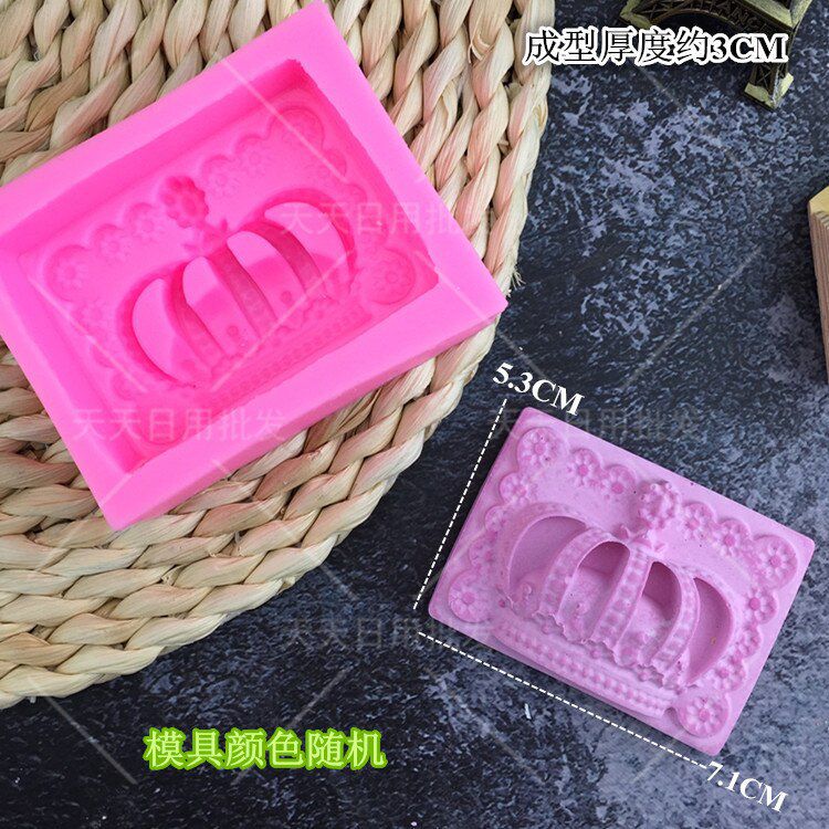 Bow And Crown Silicone Mold Fondant Mould Cake Decorating Tools Chocolate Gumpaste Molds, Sugarcraft, Kitchen Accessories