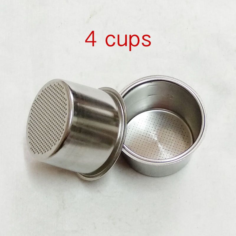 Top 51mm Coffee Filter Basket Stainless Steel Cup Filter Basket for for tbottomless portafilter with 1-2 2-4 cups