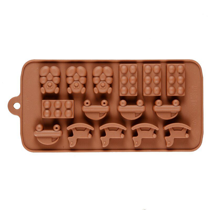 Easy Demoulding Silicone Chocolate Molds for baking letters flower 3d heart shape Bakeware Candy Gummy Tray Cake Moulds