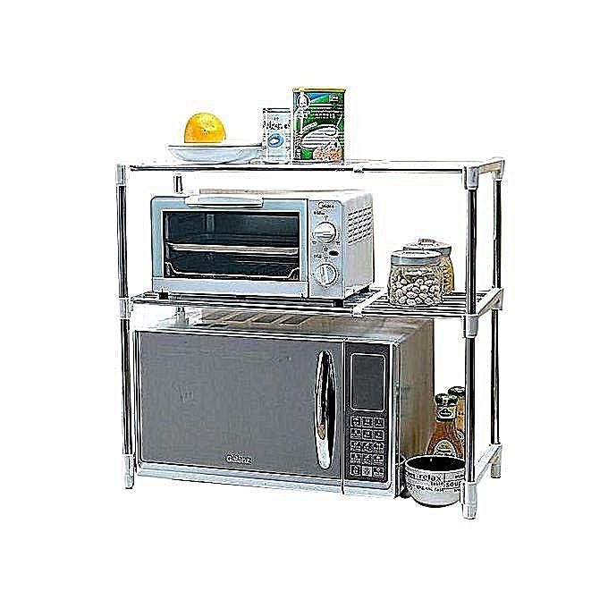 High Quality Microwave Oven Storage Racks - Silver