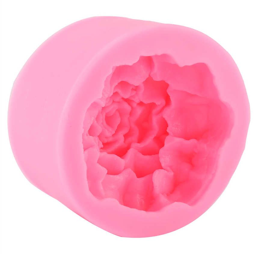 Silicone 3D Rose Petal Flower Veiner Mold Fondant Cake Clay Chocolate DIY
