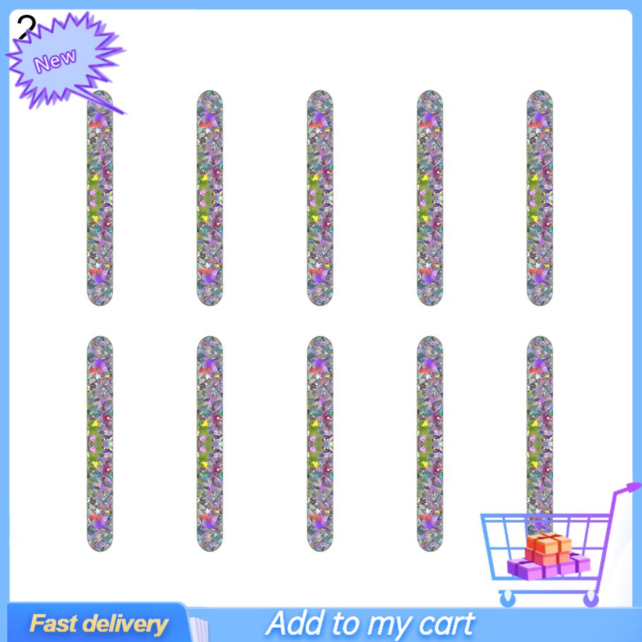10Pcs Acrylic Stick Molds Lightweight Healthy Portable DIY Ice Cream Stick Moulds Ice-lolly Molds for Kitchen