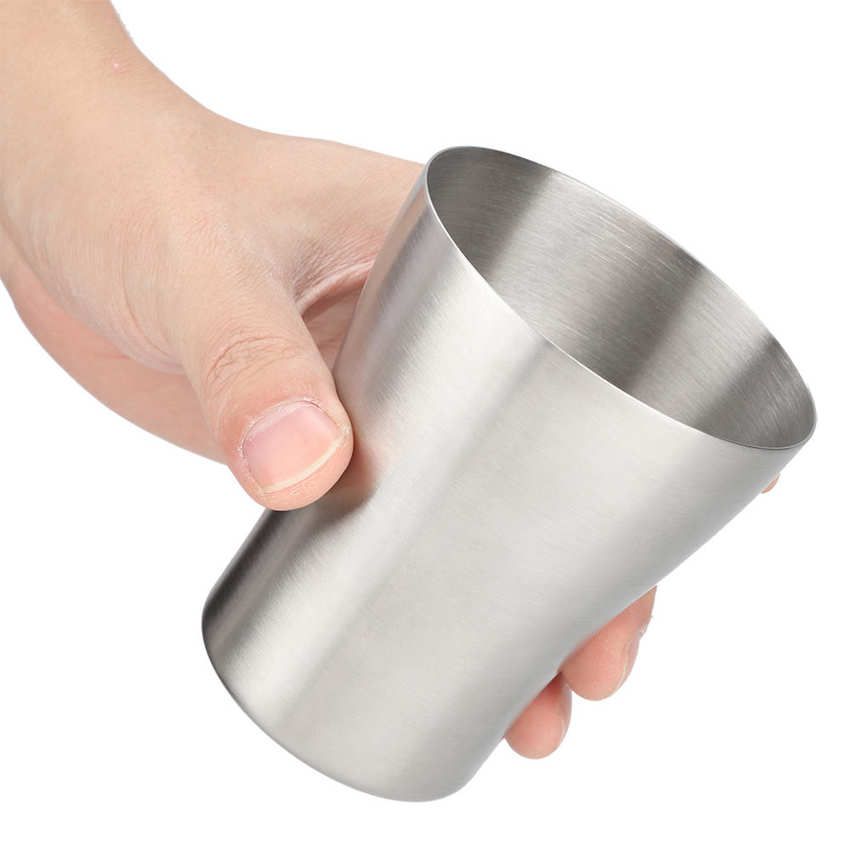 Thicken 304 Stainless Steel Water Drinking Cup Mug Bottle for Home Bar Use