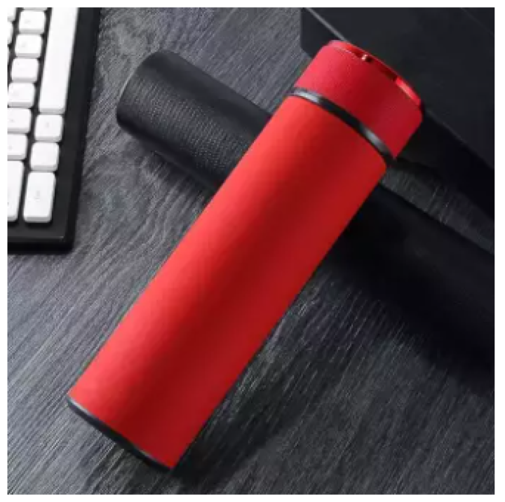 Sports Water Bottle Reusable Vacuum Flask Travel Coffee Mug-500ml-Red