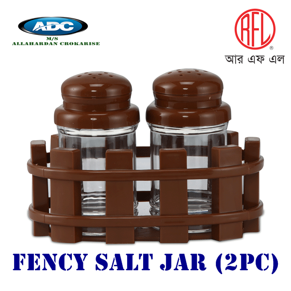 Plastics Fency Salt Jar (2Pc)