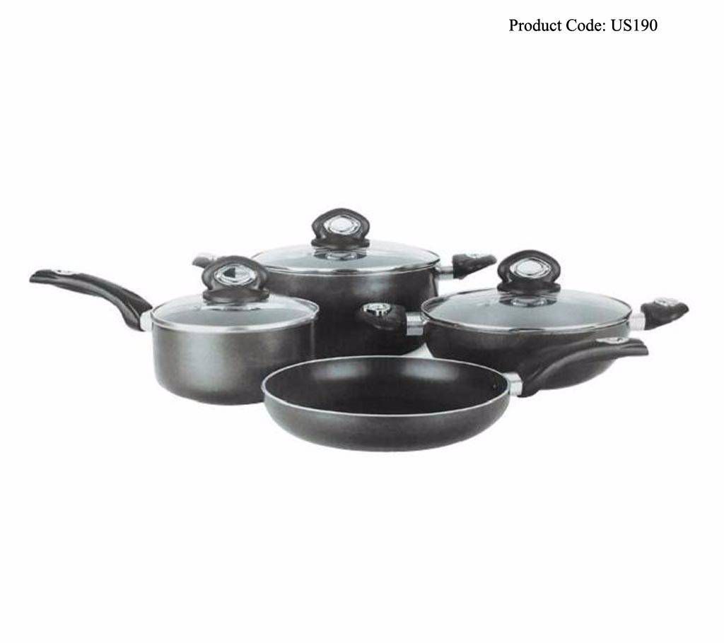 Non- stick coating cooking set 7 pieces 