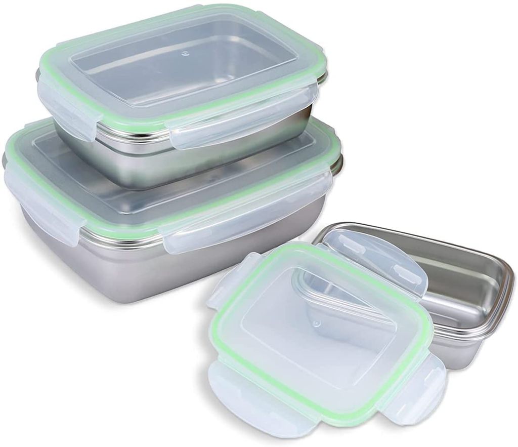 Stainless Steel Food Storage Container, Lunch Boxes Steel, Lunch Box for Kids to School, Lunch Box for Office Men Steel