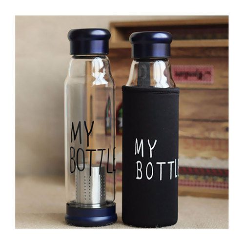 My Bottle Water Bottle With Aluminum Cap -420ml - Multicolor