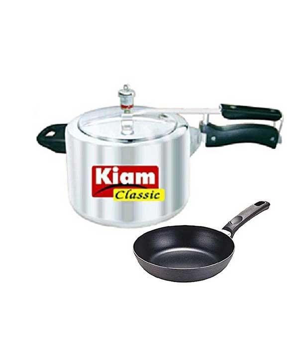 Kiam Classic Pressure Cooker 6.5L - Free Non Stick Fry Pan