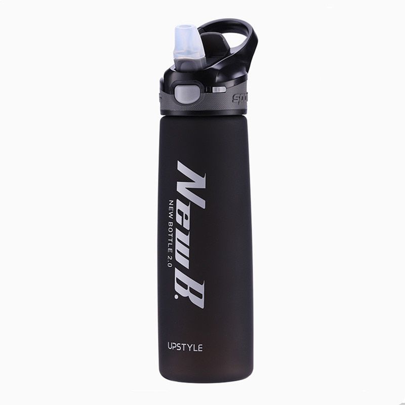 750ml High Quality Tritan Material Water Bottle With Straw Gym Fitness Drinking Bottles Sports Shaker Waterbottle BPA Free