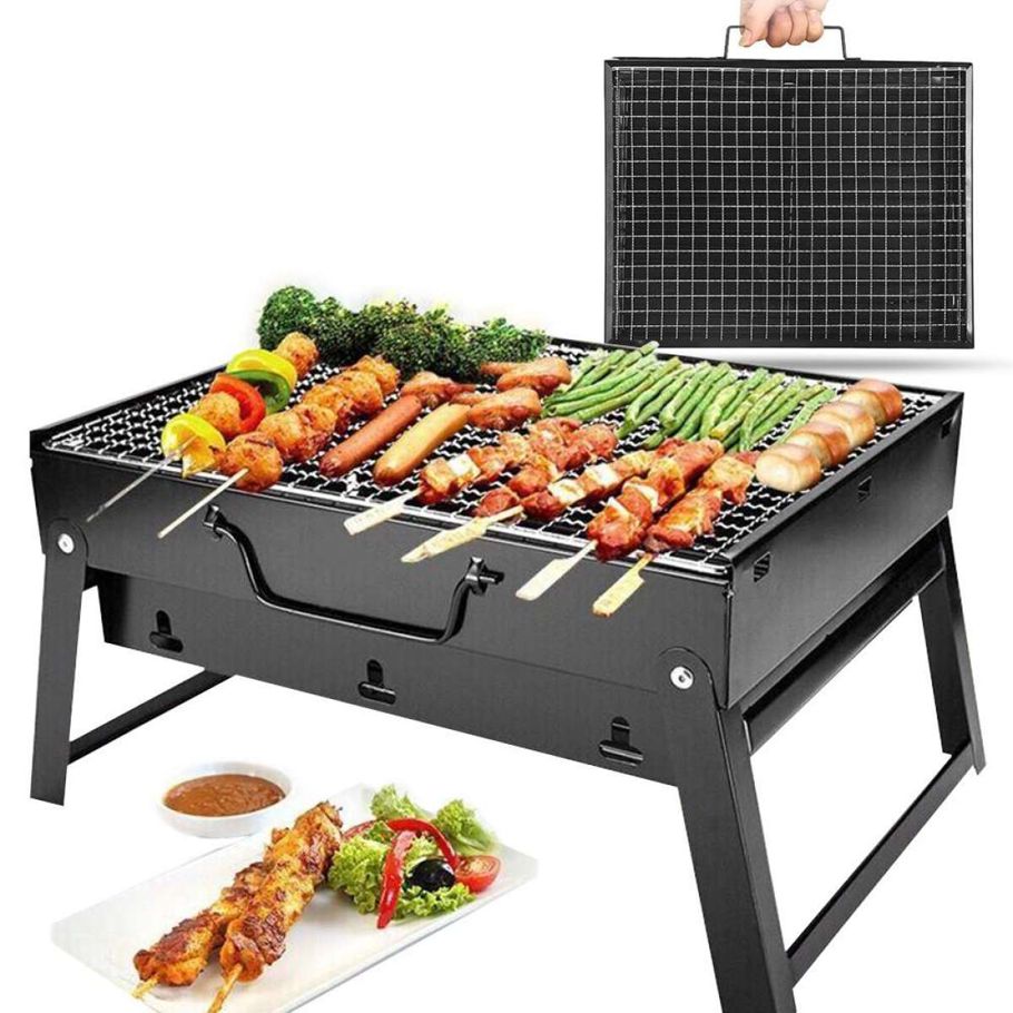 BBQ Grill Machine/ Portable Barbecue Machine- Black