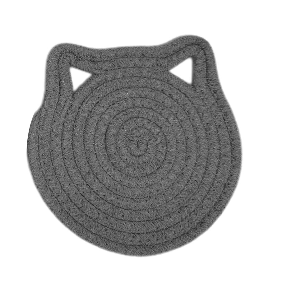 Bowl Mat Environmentally Friendly Heat Insulation Cat Ear Shape Tea Coffee Cup Coaster for Cafes