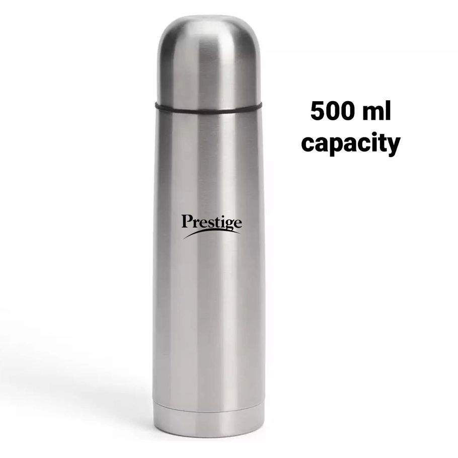 500ml,Prestige Premium Quality Stainless Steel Vacuum Flask ForCold Water, Tea & Coffee, travelar
