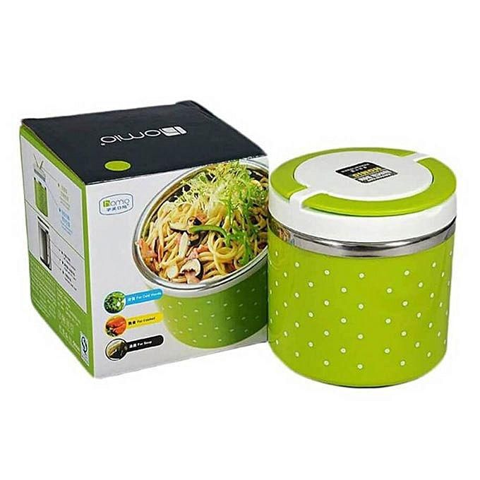 Single Layer Lunch Box - Green