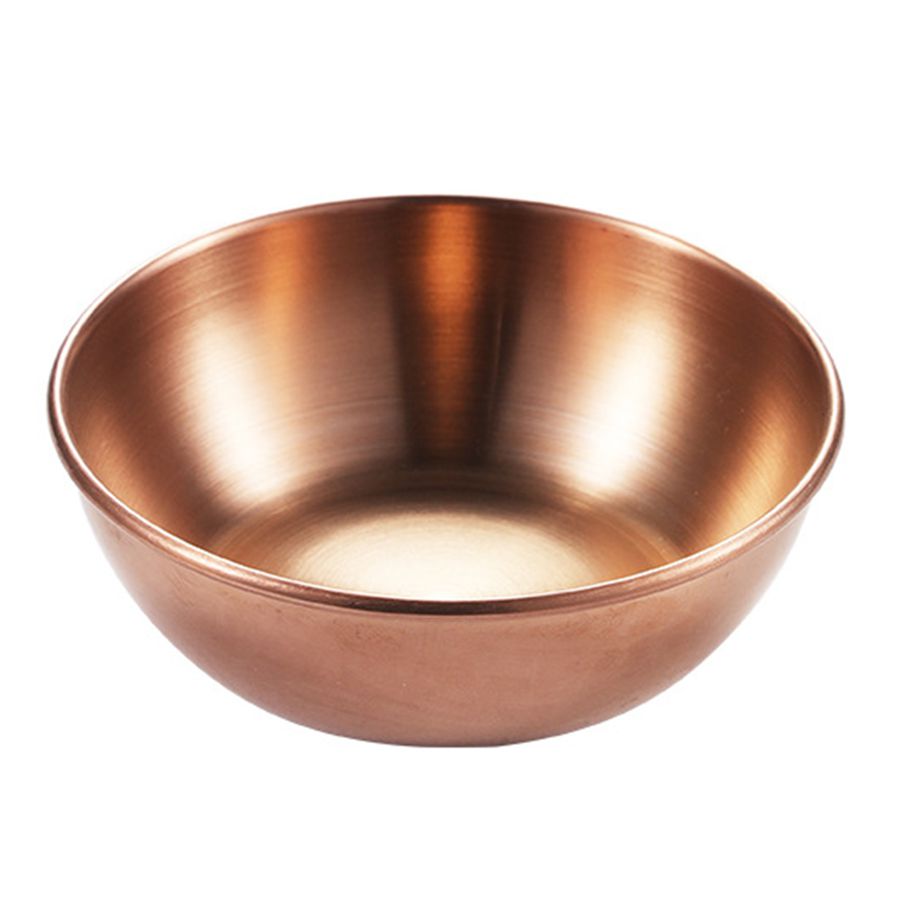 Seasoning Dish Round Rust-proof Stainless Steel Household Small Metal Sauce Plate for Home