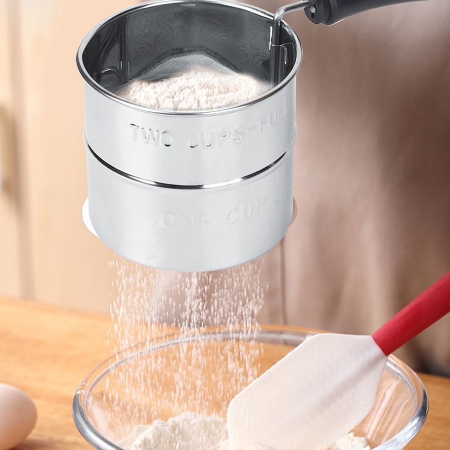 Mesh Sieve Household Single Layer Handheld Flour Powder Sifter Fine Kitchen Bakeware Supplies