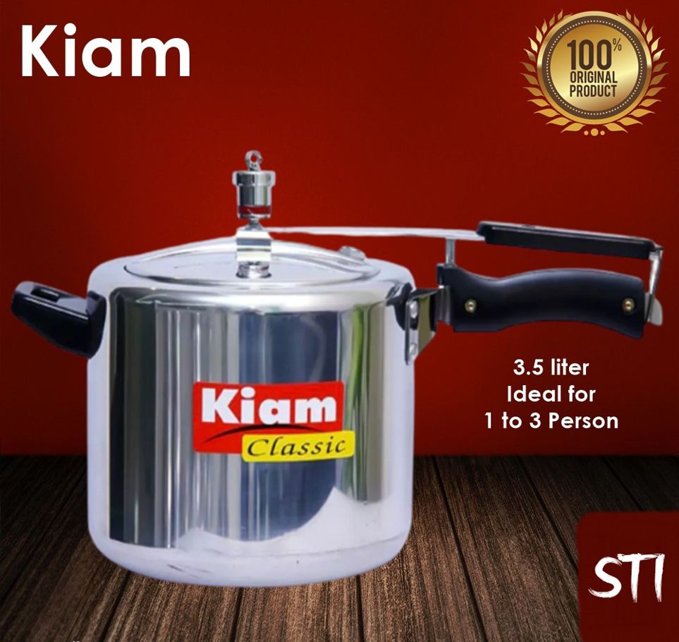 Kiam Premium Luxury Classic Pressure Cooker 3.5 Liter (High Quality Product)