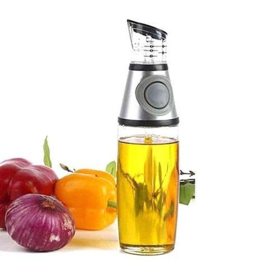 Oil and Vinegar Dispenser 500 ml Bottle - Grey
