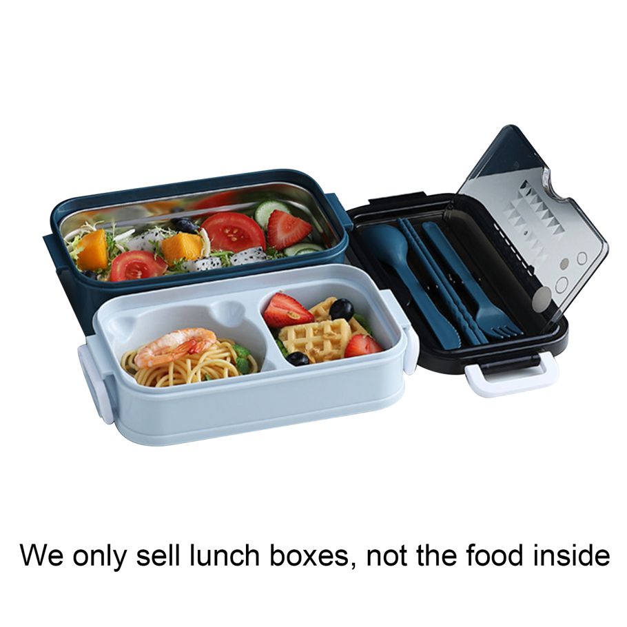 Lunch Box Large Capacity Leak-proof Stainless Steel Airtight Lunch Storage Container for Home