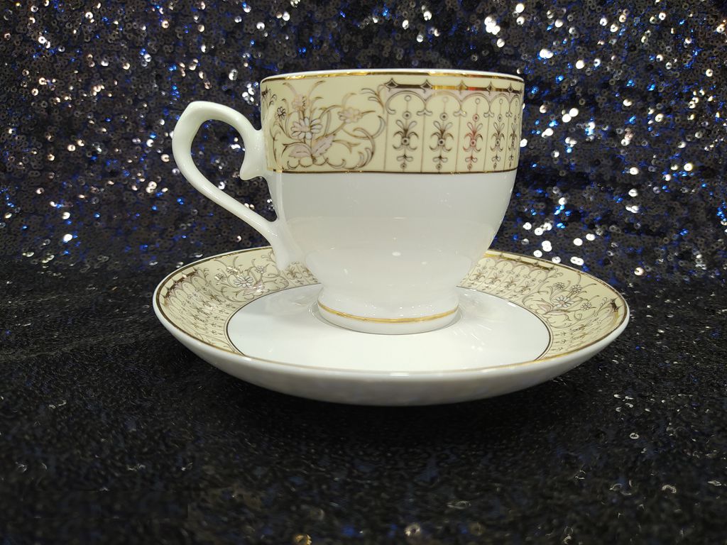 Ceramic Cup /Teapot Set, Ceramic Tea Cup With Saucer 6pcs Set