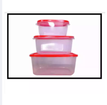 Food Storage Box 3 pieces set  ( 2500ml,1500ml,750ml)