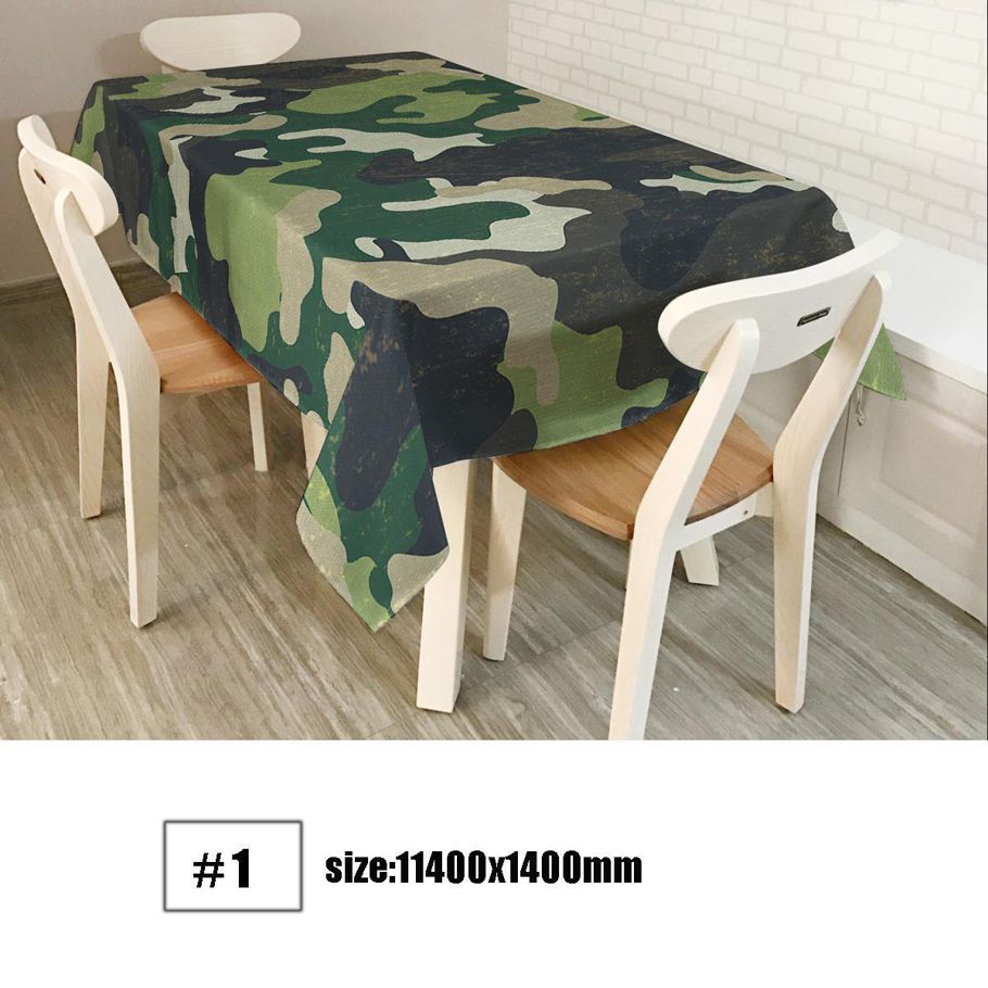 American Style Creative Landscape Tablecloth Waterproof Tea Table Cloth KCASA