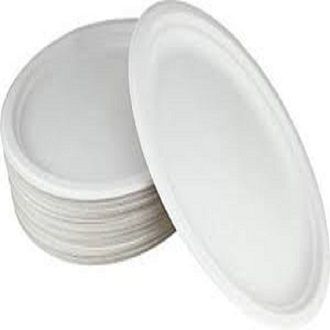 25 pcs Plastic foam Plate   Disposable One Time Use Plat