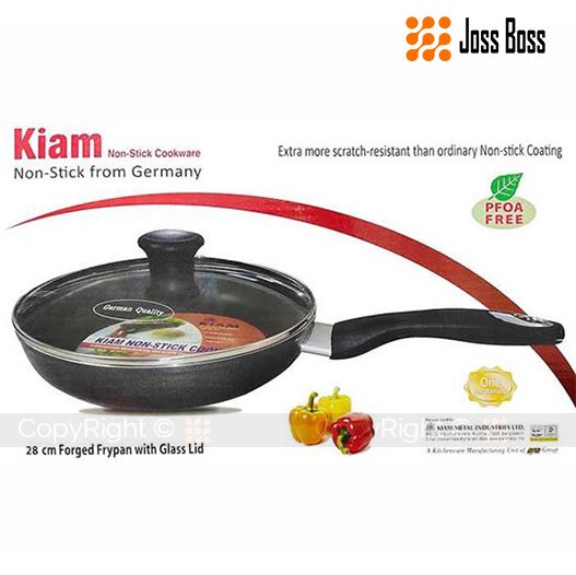 Kiam Non Stick Fry Pan - 20CM with Glass Lid