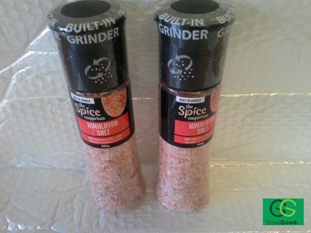 Himalayan Pink Salt + Built in GRINDER