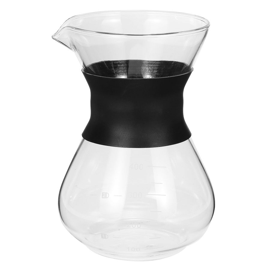 400ML Glass Heat Resistant Glass Teapot Pot with/without Filter Coffee Tea Water Bottle
