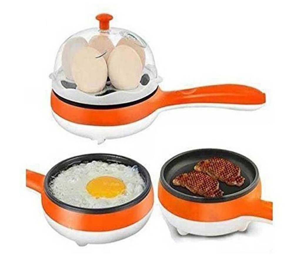 Multifunction egg boiling & frying pan