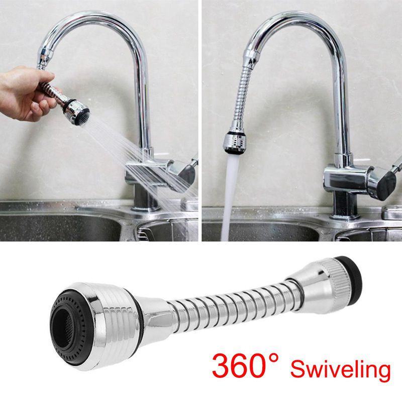 Stainless Steel 360 Degree Rotatable Water Saving Faucet Tap Aerator Faucet Nozzle Filter Water Faucet Bubbler Aerator