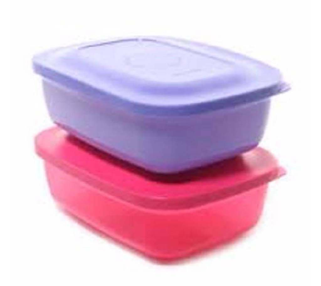 4pcs Plastic Lunch Box Set - 500ml