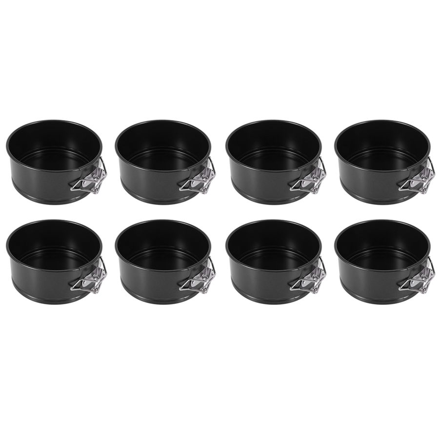 4-Inch Mini Springform Pan Set - 8 Piece Small Nonstick Cheesecake Pan For Mini Cheesecakes, Pizzas and Quiches