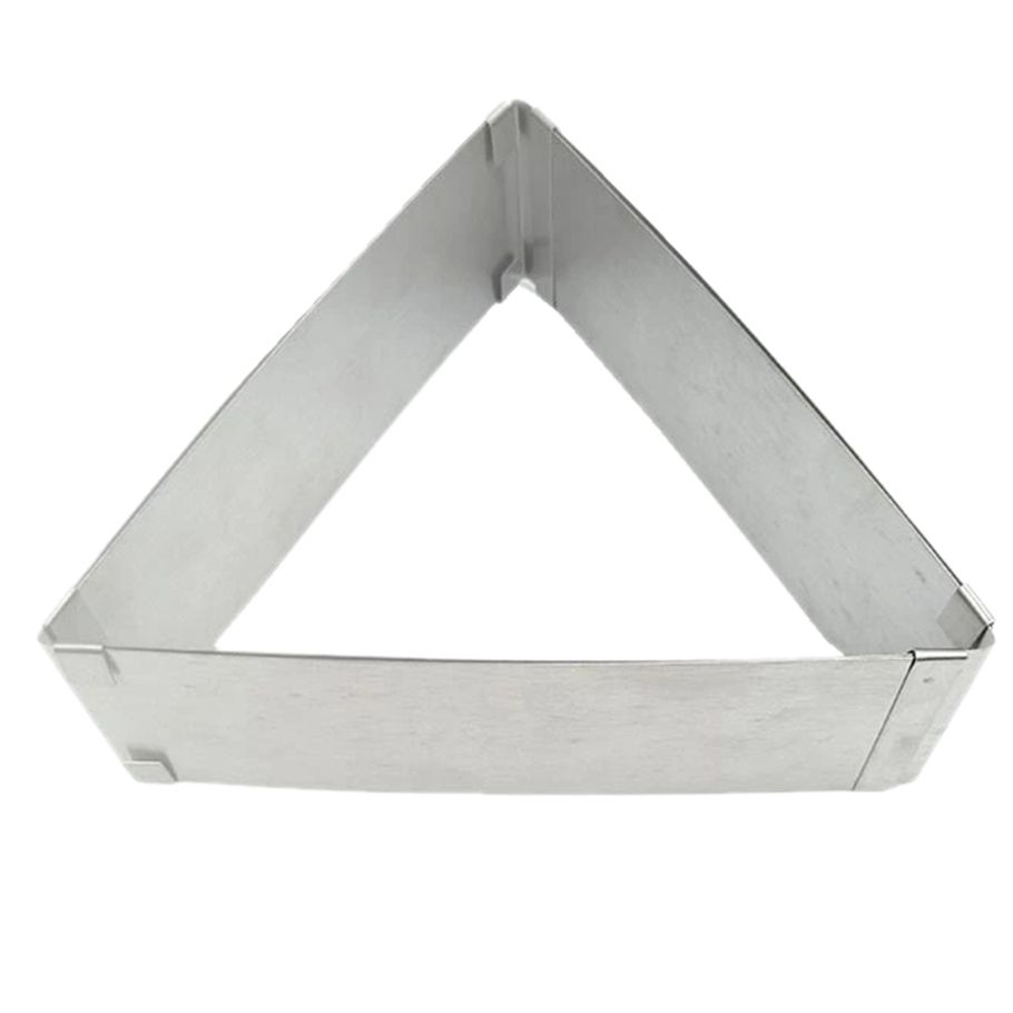 Stainless Steel Triangle Cake Mold,Adjustable Telescopic Baking ,Mousse Ring Cake Decorating Mold Kitchen Baking Tool