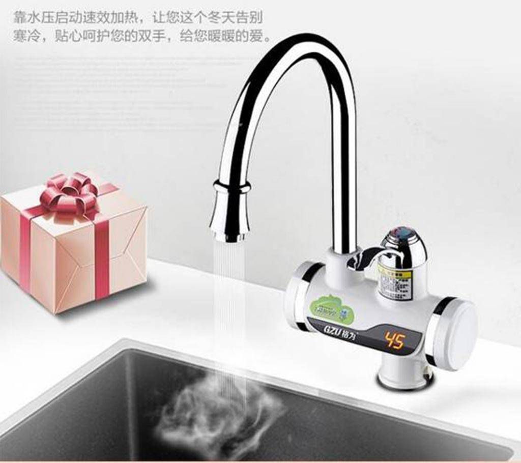 2 in 1 Electric Water Heater Tap With Digital Display 