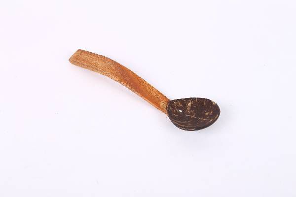 Handmade Coconut Shell Tea/ Coffee Cup with Spoon